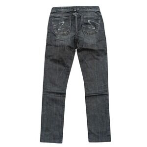 SILVER‎ JEANS Audrey Skinny Womens 24 x 33 Tall Long Stretch Dark Wash Denim